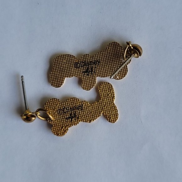 Vintage 80s Mickey Mouse Dangle Post Earrings - Picture 5 of 6